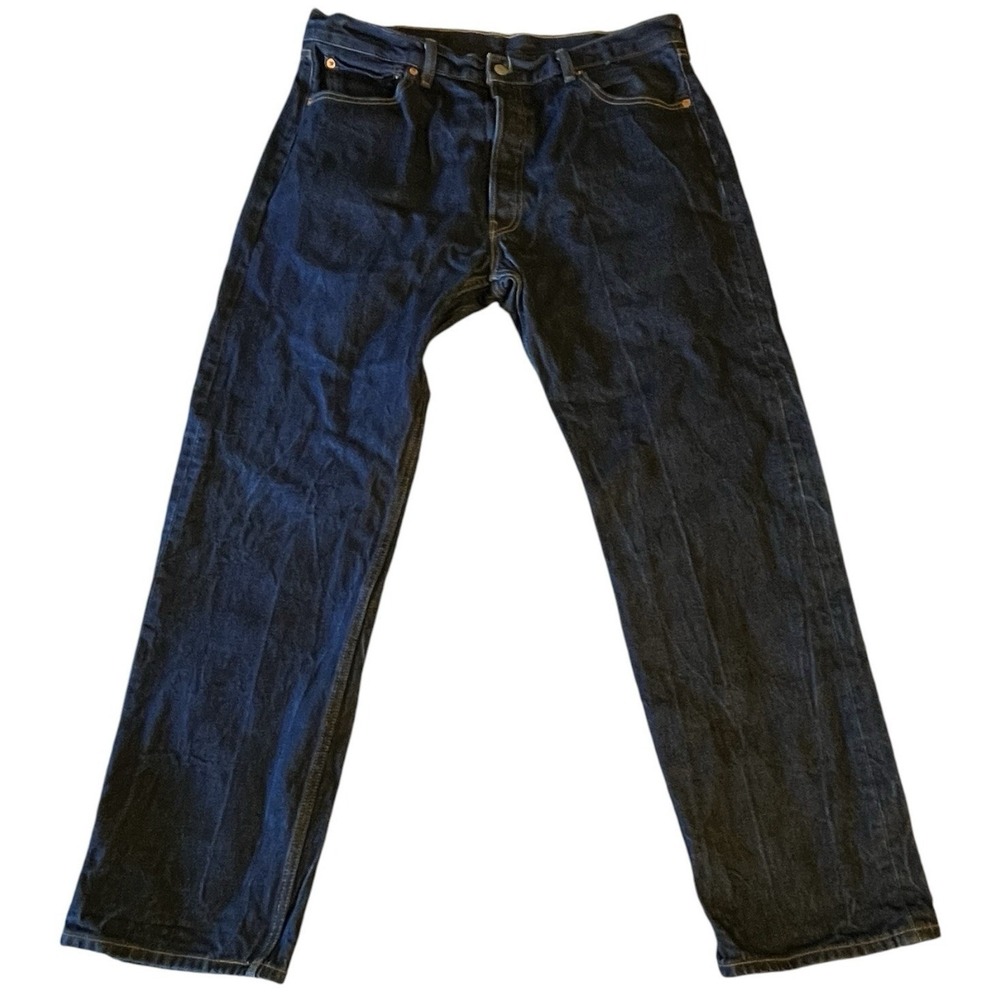 Levis 501 W38 L34 Button Fly V Jeans Single Stitch Red Tab Actual Inseam 30